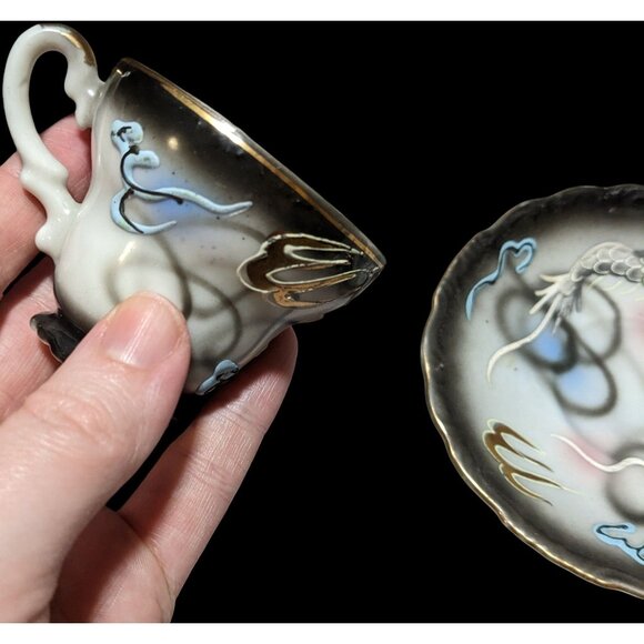 Vintage Collectible Dragonware Cup And Saucer - Picture 7 of 16